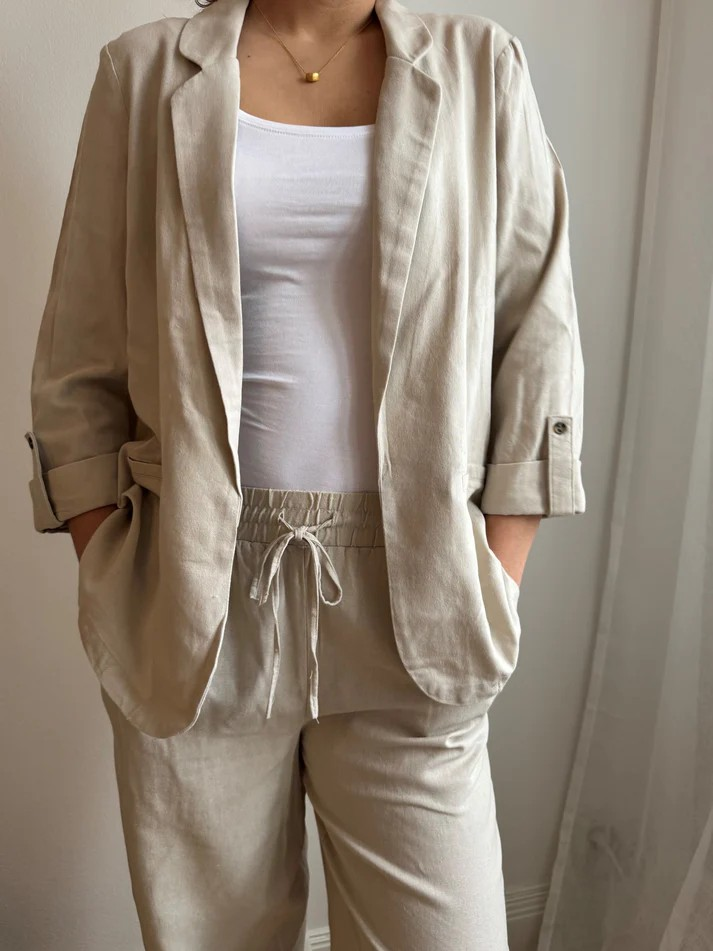 VMJESMILO Blazer - Silver Lining